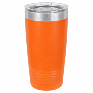 Home Orange 20 oz stainless steel tumbler